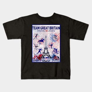 Team Great Britain - 2024 (Version 2) Kids T-Shirt